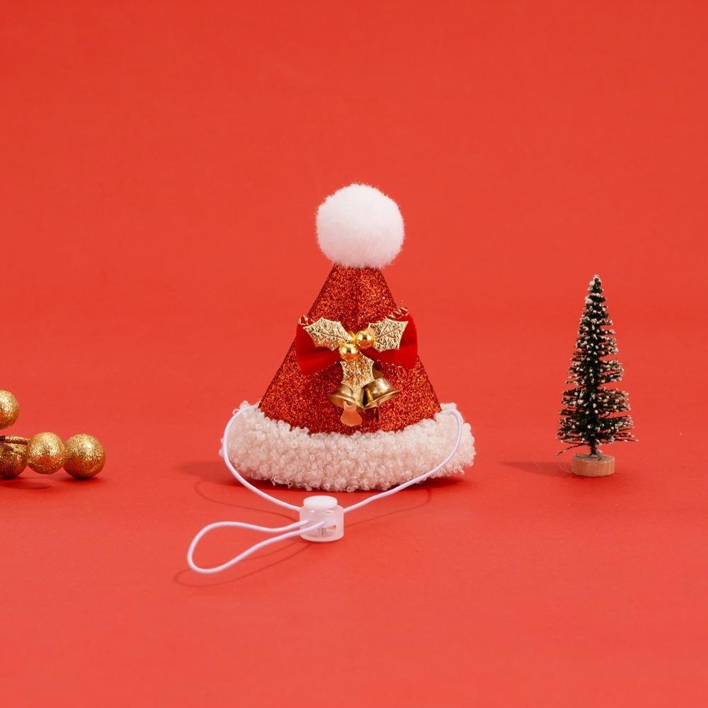 Christmas Cat Hat Cat Knitted Scarf Set Soft Winter Christmas Soft Santa Claus Costume Scarf For Dog Cats Pet Xmas Cat Supplies