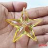 Acrylic 56MM Five-Pointed Star Pendant for DIY Wedding or Christmas Decor