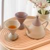 Scandinavian Style Ceramic Tea Set Light Luxury Upscale Household Afternoon Tea Brewing Teapot Kung Fu Tea Set