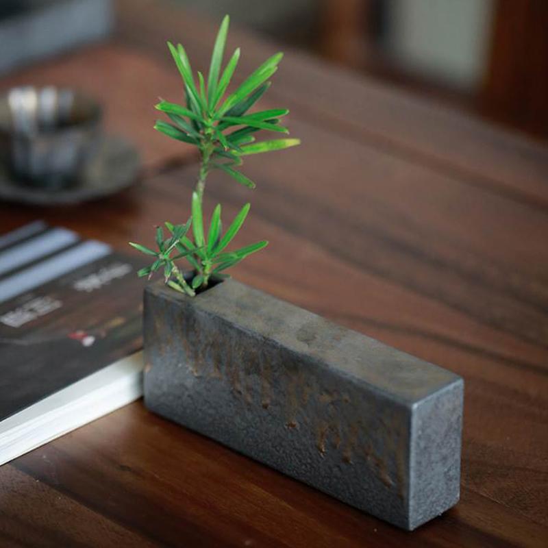 Japanese Abstract Ikebana Ceramic Vases Tea Ceremony Zen Meditation Decor Flower Frog Pottery Home Garden Kenzan Crafts