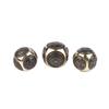Rotating Six-Faced Chinese Lucky Coin Spinner Toys Crafts Stress Anxiety Relief Sensory Focus Tool For Birthday Christmas Gift