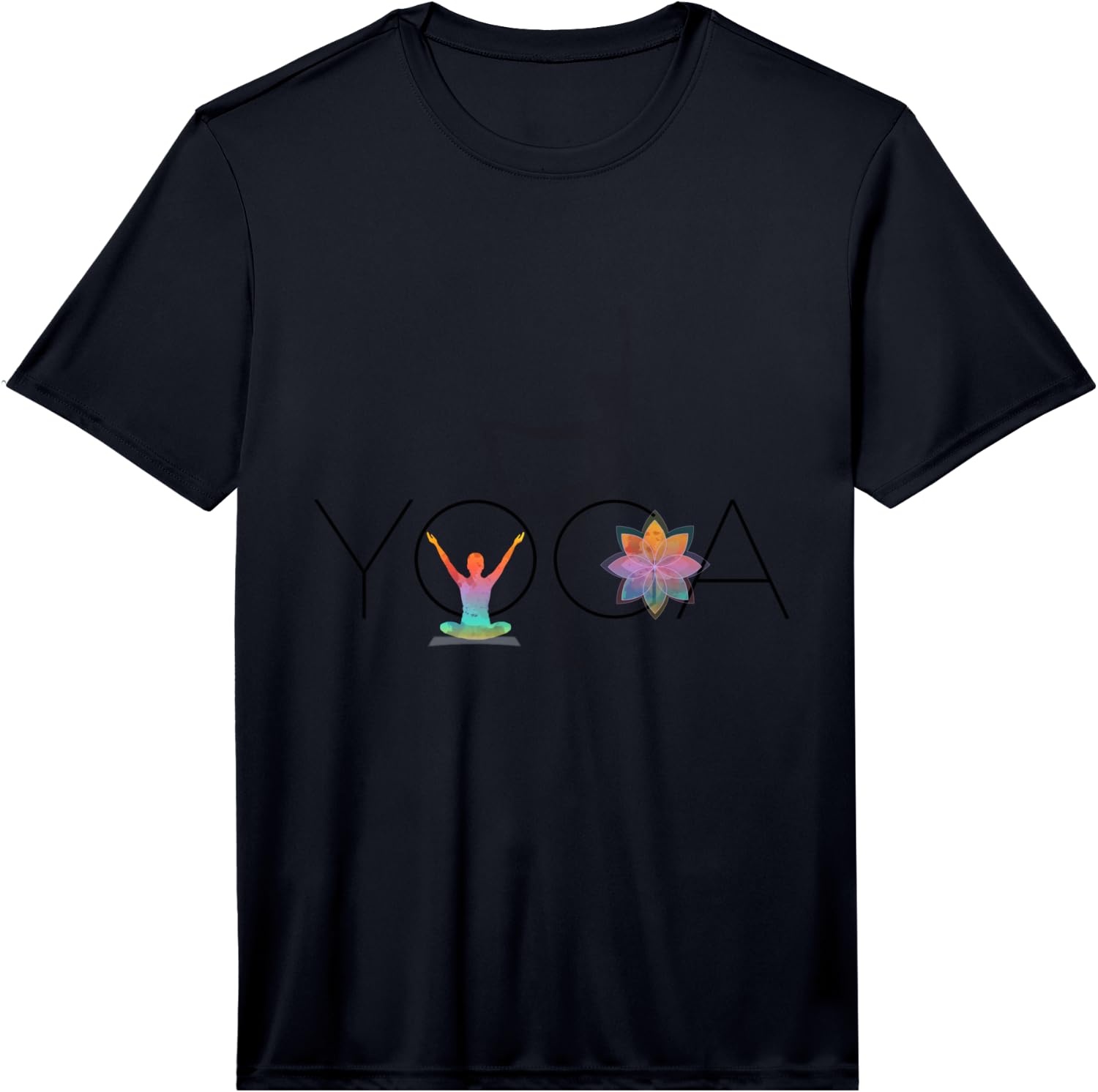 Yoga Meditation and Lotus Flower Relaxing Yogis Gift Performance  Unisex T-Shirt S