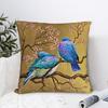 Flowers And Birds Pillow Case Design Pillow Cover Funny Pillowcases For Couch Sofa Bedroom