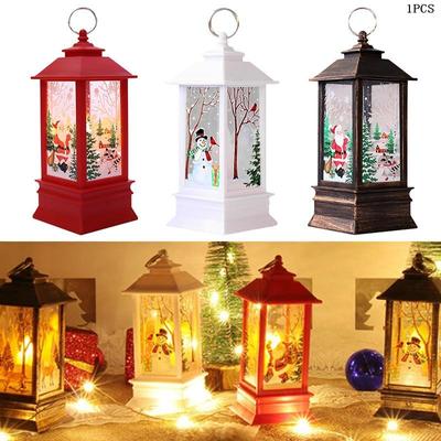 1pcs Home Decor Weihnachtsdekoration Red Kerst Home Light Flame Light LED Light