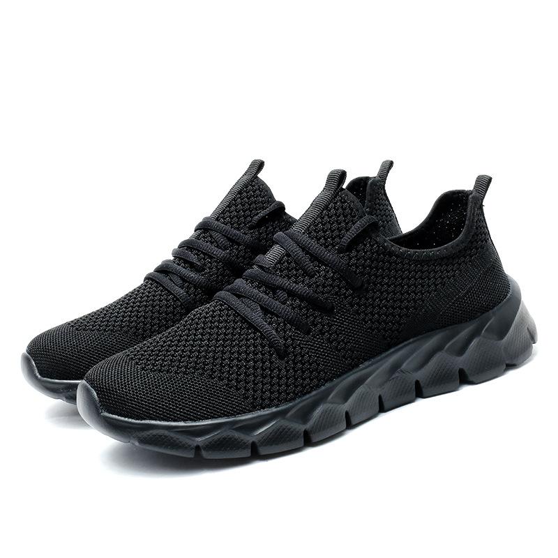 Large size summer mesh sports low-top fly-woven shoes couple casual shoe size 39