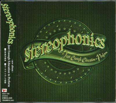 CD STEREOPHONICS  Just Enough Education To Perform V2CI100 V2 2001 Japan Rock Used