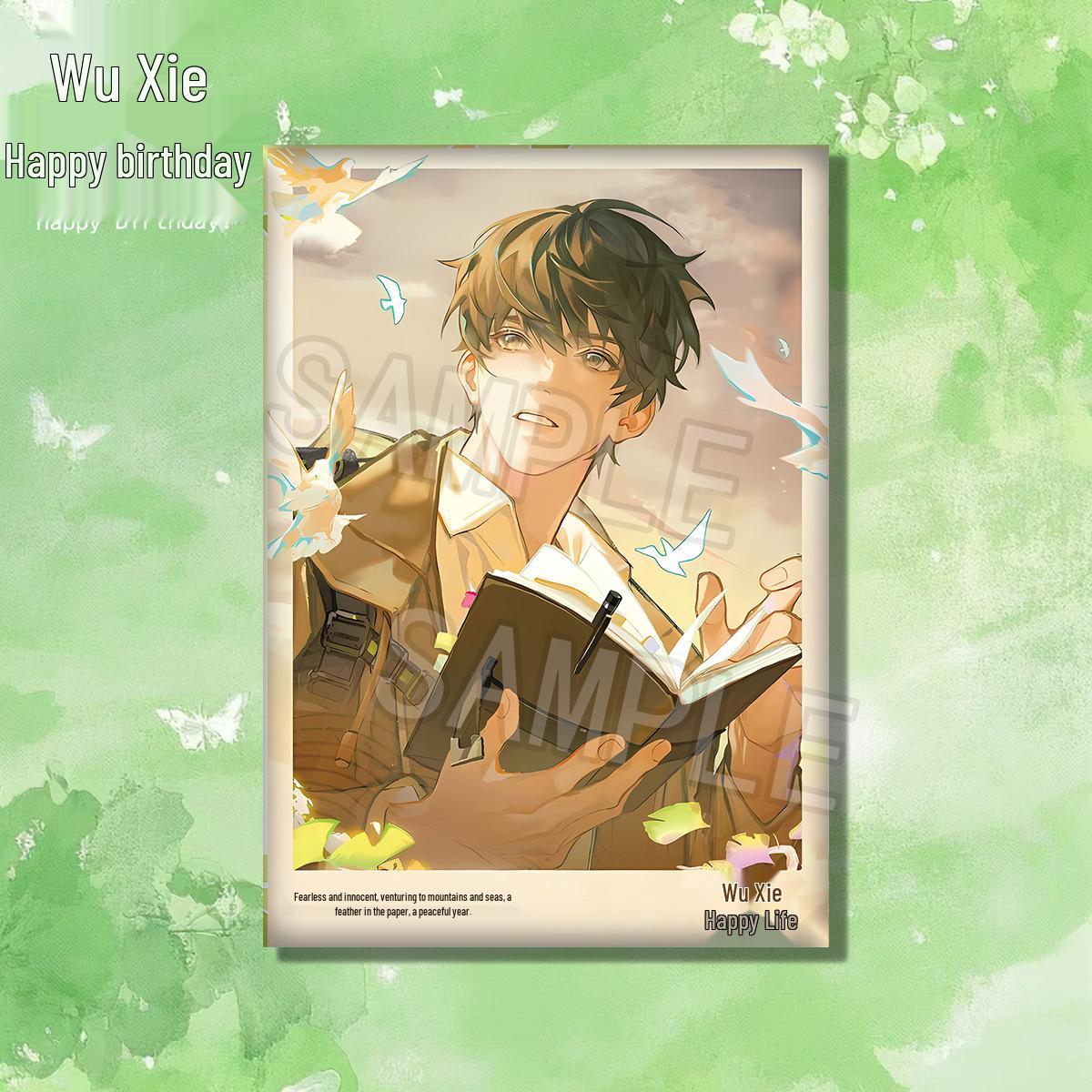 

Grave Robbers Chronicles 2026 Wu Xie Birthday Mini Polaroid Collection Cards 88*63MM Polaroid Card