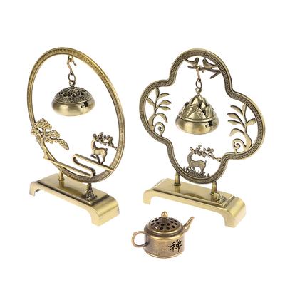 Creative Retro Hollow Out Hanging Incense Burner Holder Incense Diffuse Metal Incense Holder Home Living Room Decor