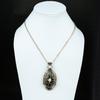 Evil Eye Black Rutile Copper Pendant Copper Wire Wrapped Jewelry Black Rutile Jewelry Moonstone Evil Eye Pendant Handmade Designer Pendant