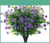 Eucalyptus 7pronged Simulation Plants Green Small Rose With Plastic Leaves Water Grass Spot Ready For Shipping