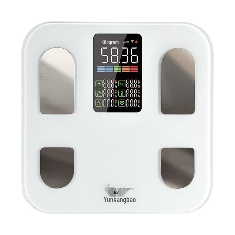 Yolanda Smart Body Fat Scale with Heart Rate & Color Display (CN version)