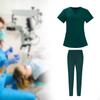 Elastic Waist Scrub Set for and Jogging, Featuring Soft Breathable Design Medical