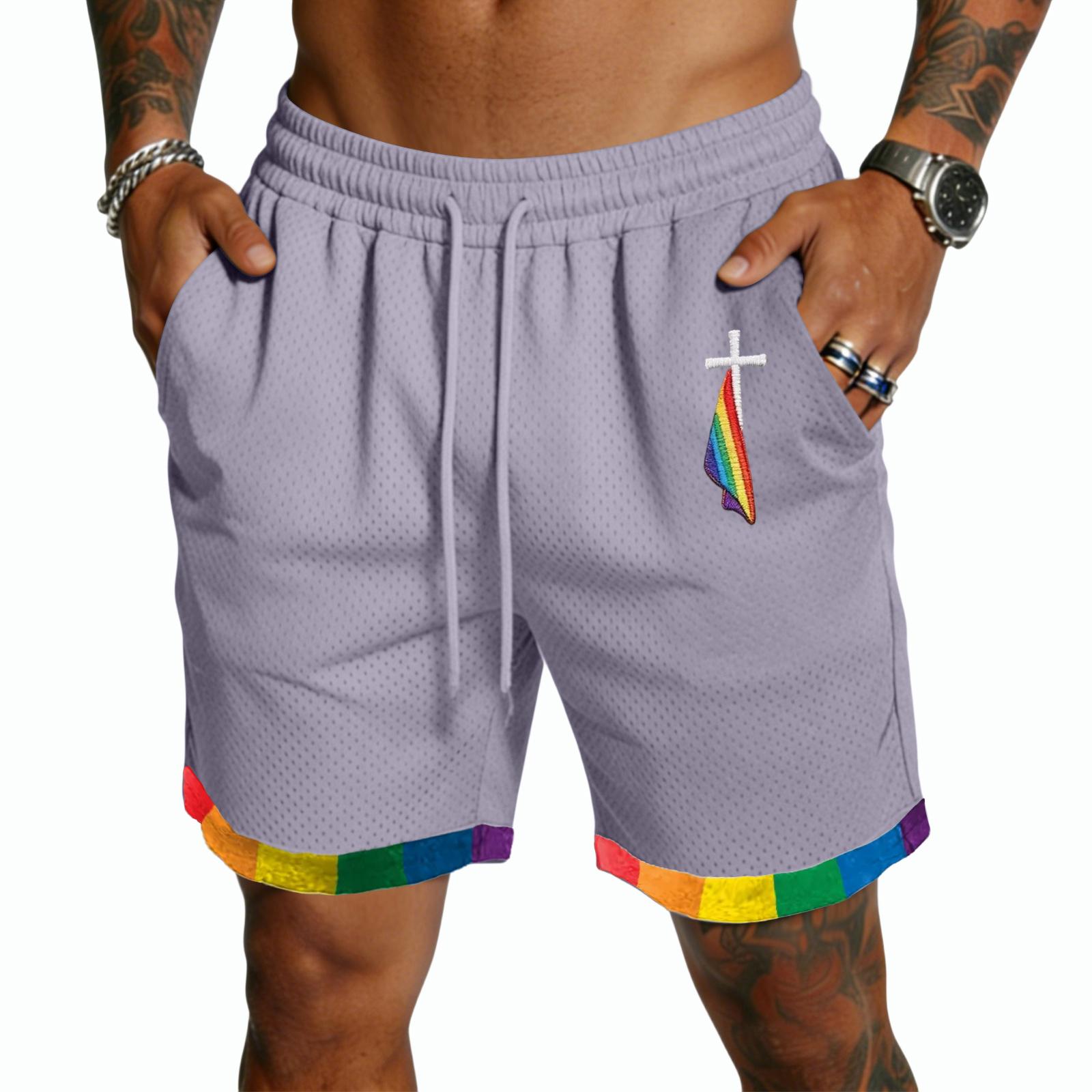 

Men s Casual -Weave Drawstring Shorts S фіолетовий