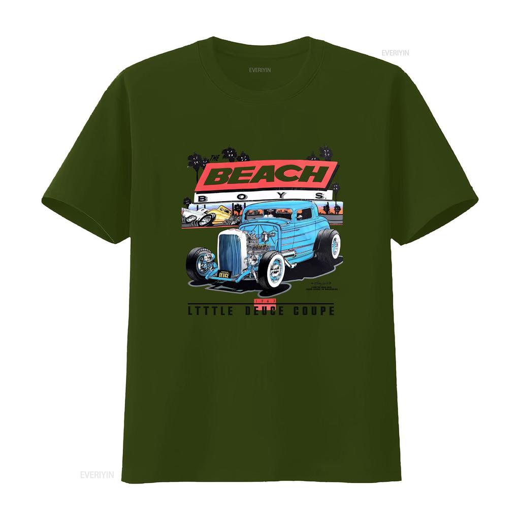 The Beach Boys T shirt Round Neck Father Day New Best So HOT vintage Washed Unisex Comfortable Stretched Soft homme streetwear