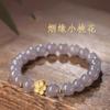 Glass bead lotus lotus pod bracelet women's niche light luxury high-end bracelet fashion versatile simple jewelry