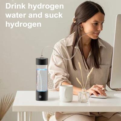 Hydrogen-rich Water Cup Generator Quick Electrolysis Improve Water Portable Rechargeable Bottle for Home Office Travel Daily Drinking