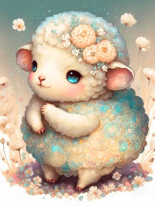 Pittura Diamante Decorativa Fai-da-te con Animaletti Carini e Personalità