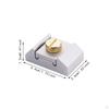 Hand Sanding Block Aluminum Alloy Lightweight Comfortable Grip Practical Sand Paper Holder for