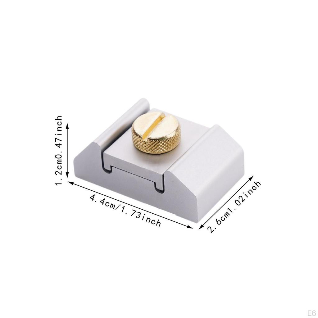 Hand Sanding Block Aluminum Alloy Lightweight Comfortable Grip Practical Sand Paper Holder for