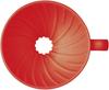 Hario V60 Transparent Coffee Dripper 01, Ceramic, Red, for 1-2 Cups (VDC-01R)
