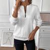 Women's Clothing Pullover Sweatshirt Casual Zipper Hoodies