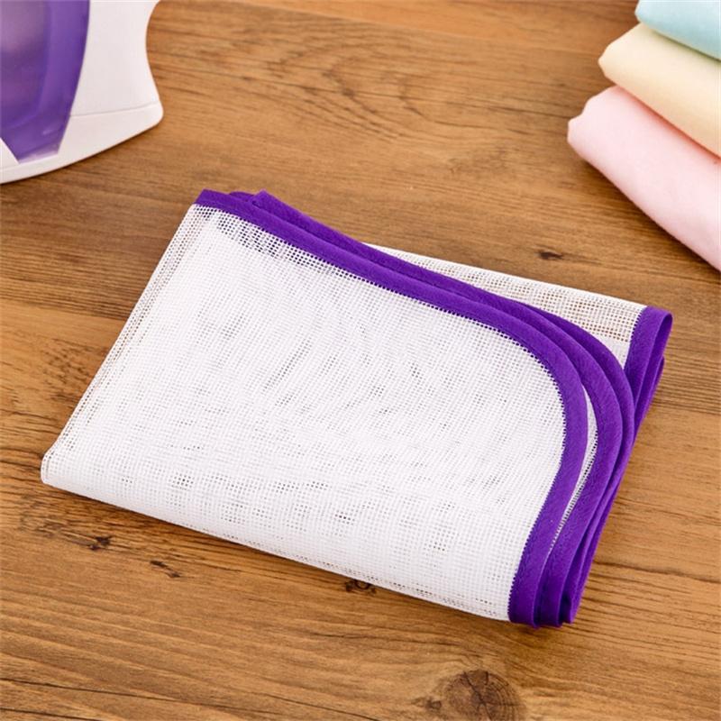 1PC Random Color Heat Resistant Ironing Sewing Mesh Cloth Protective Insulation Pad Home Ironing Board Mat Anti-scalding Tools