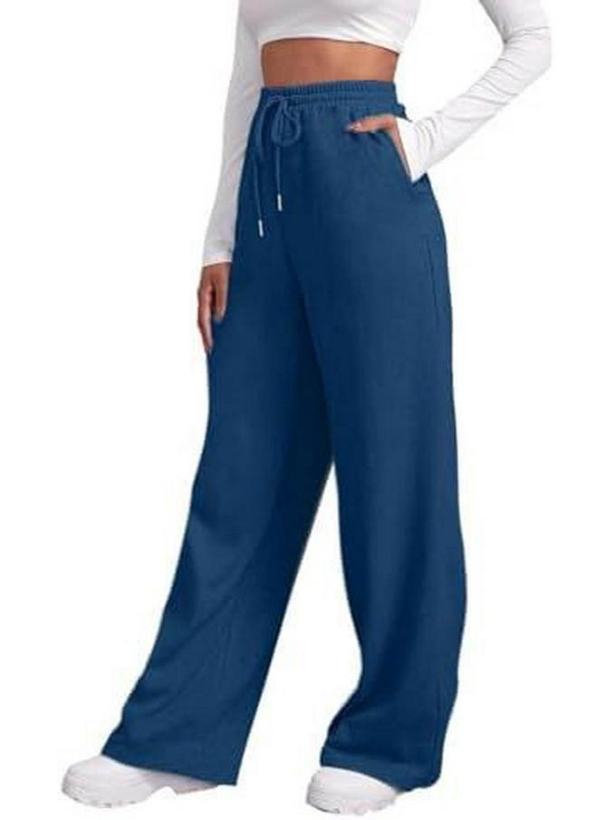 2024 Trendy High-Waisted Wide Leg Women's Sweatpants