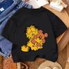 Cute Kids Fashion T Shirt Garfield Popular Cartoon For Boys Girls Summer Street Casual Outfit