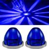 1/2Pcs LED Watermelon Wheel Lamps under Glow Side Lights Enhanced Visibility Safety Semi Truck Trailer Marker Lights