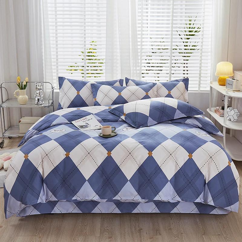 Printing Cotton Duvet Cover Single Double Queen Size Quilt Cover High Quality Comforter Cover Skin Friendly Fabric 1Pc