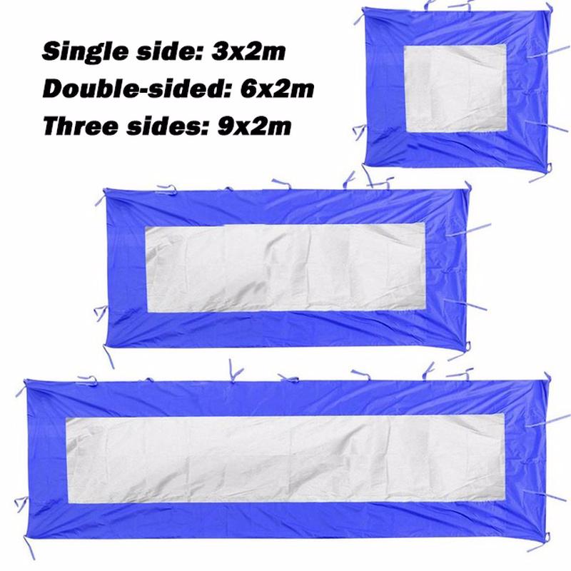 Polyester Döken Yan Duvar Carport Garaj Konut Çadır Parti Tente Branda Yan Duvar Tente