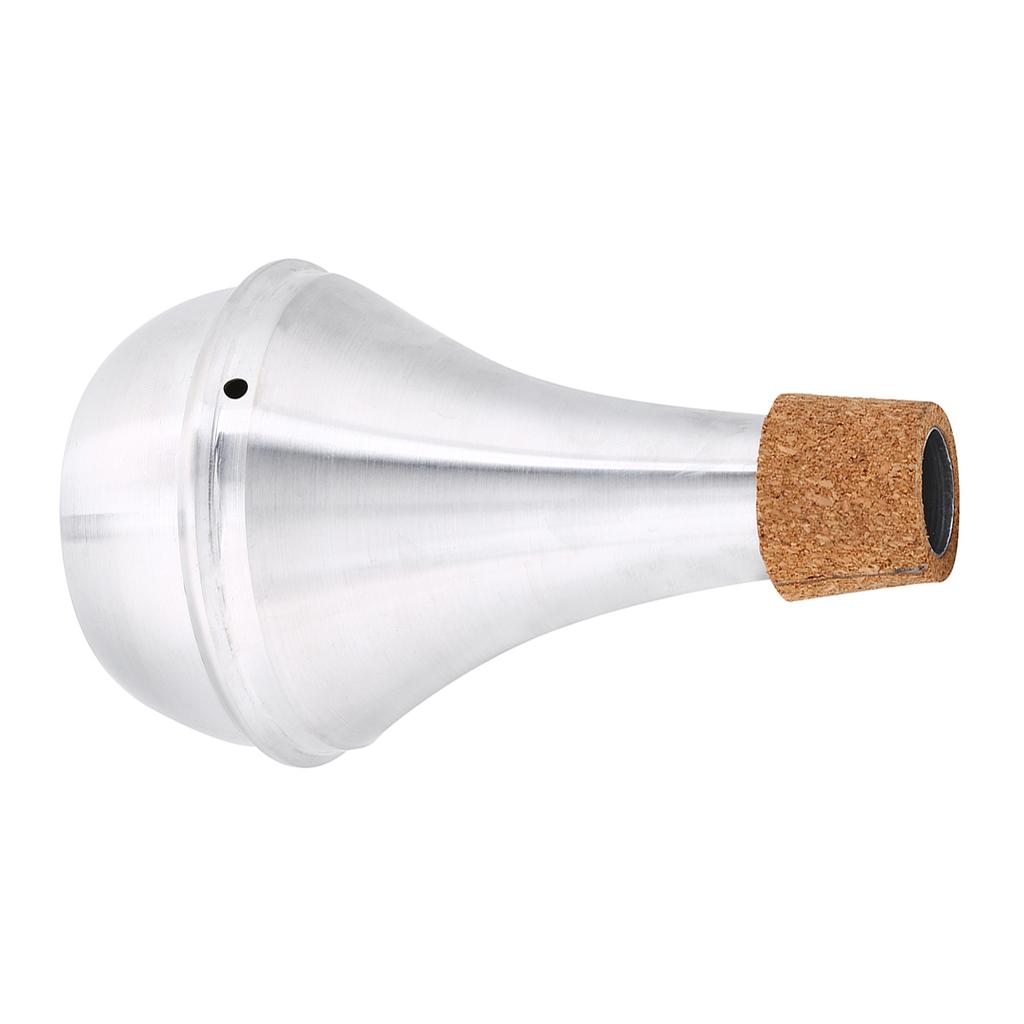Aluminum Alloy & Cork Practice Trumpet Mute Brasses Musical Instrument Part Accessory