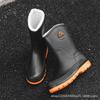 Men's Waterproof Non-Slip Mid-Tube Fashion Rain Boots