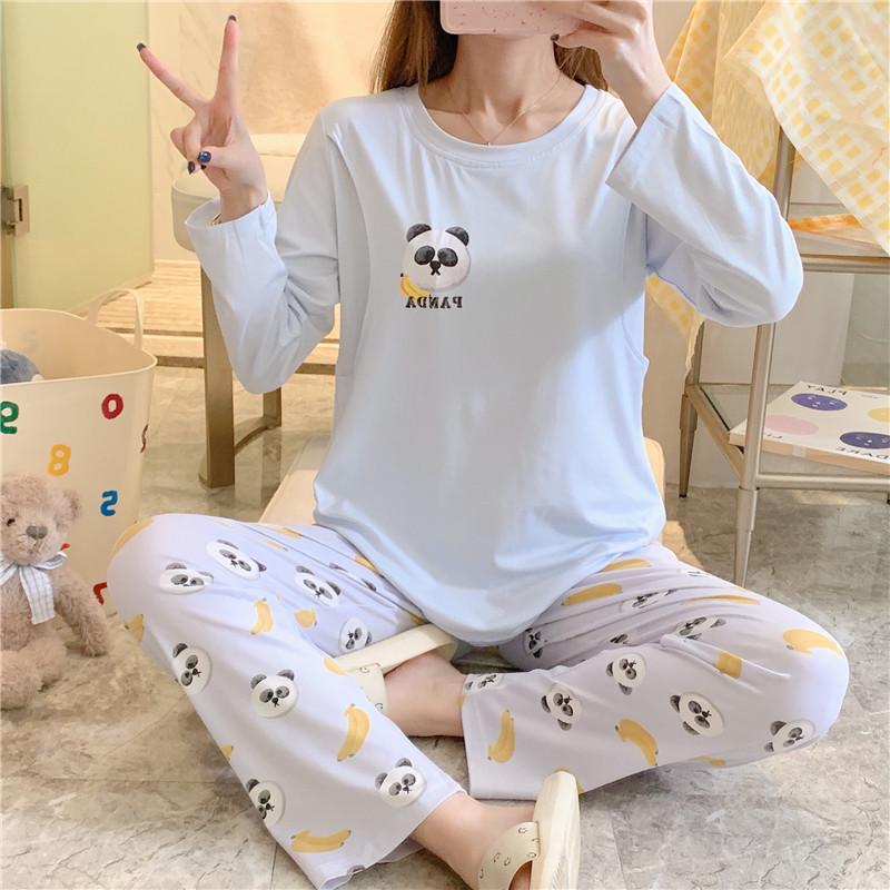 Spring Autumn Maternity Pajamas - Breastfeeding & Postpartum Nursing Homewear Set