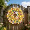 Spring And Summer Floral Wreath Door Hanging Simulation Artificial Floral Wreath Decoration Door Hanging