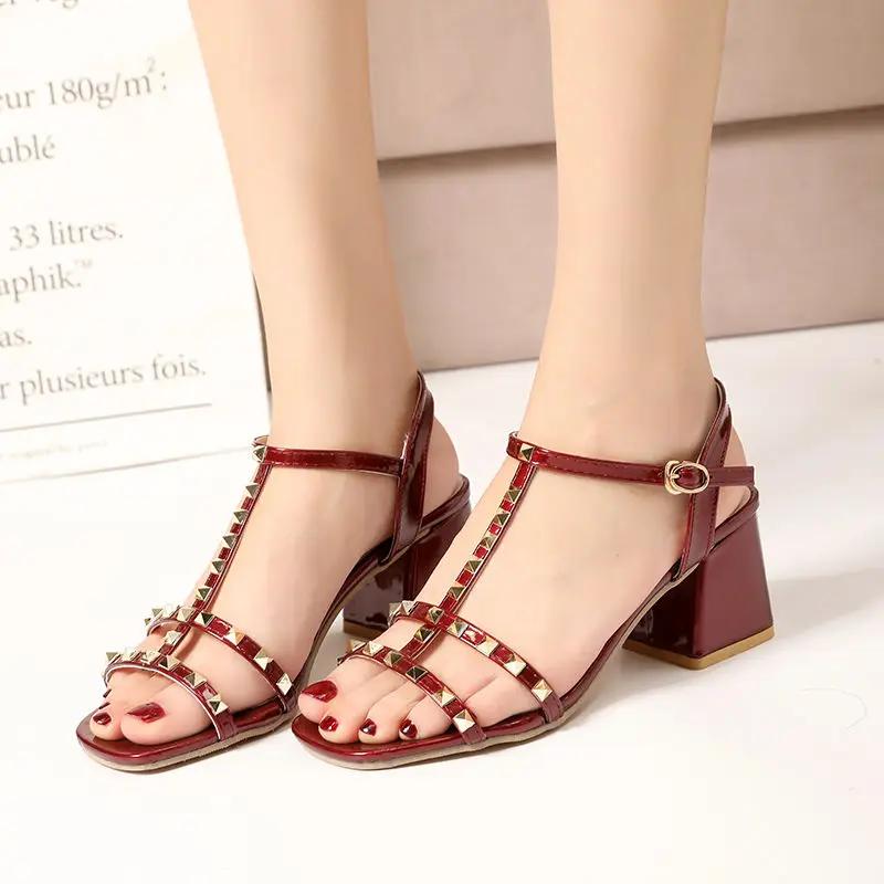 

Fashion Woman Shoes Open Toe Korea New Breathable Fashion Sandals For Women High Quality Wholesale Bulk And Low Price Summer 2024 Offers 35