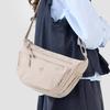 Nylon Große Kapazität Leichte Damen Umhängetasche Muttertasche Einfarbige Crossbody Tasche