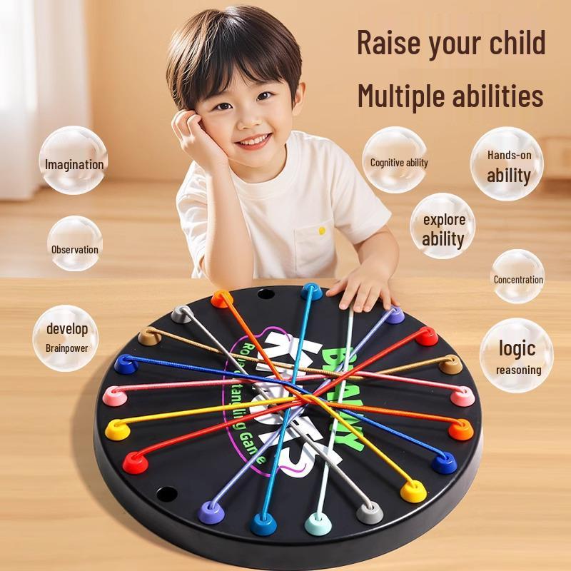 Unravel the Rope: Interactive Brain Training Game for Kids 6+