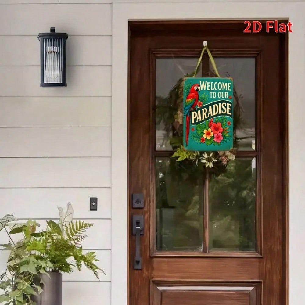 Retro Style Metal Sign for Home Decor
