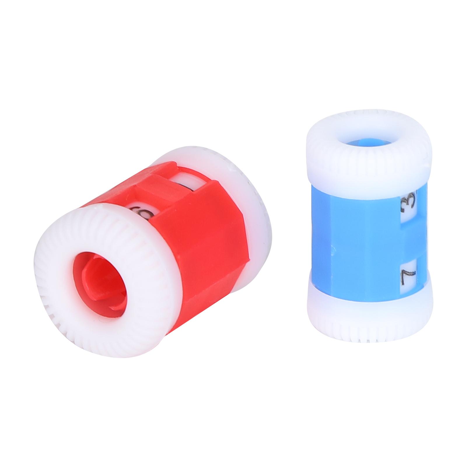 

Пластиковий в язаний лічильник В язання гачком Маркер рядків Кільце Швейний інструмент Колір аксесуарів(2xL 2xS ) 1 adult and 1 child