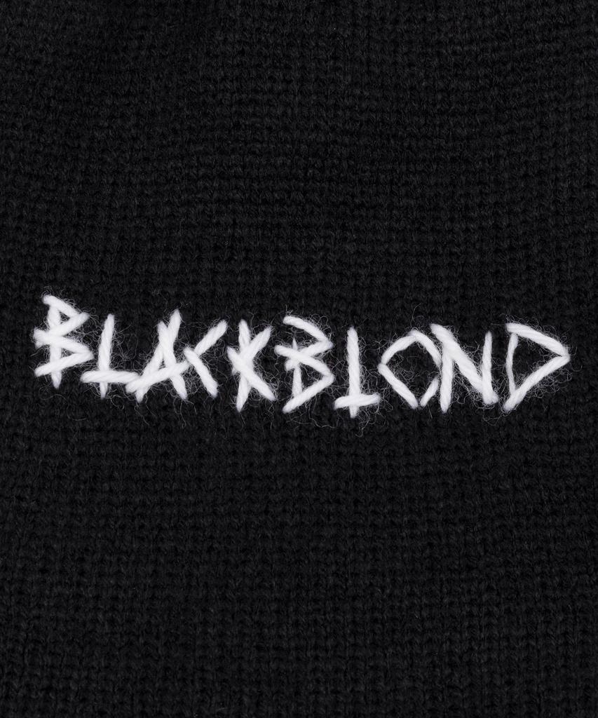 BLACKBLOND Vividi Embroidered Logo Piercing Beanie (Black)