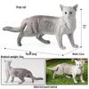 Wild Animal Figurines: Dinosaur, Lion, Tiger, Leopard, T-Rex, Zebra Models