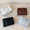 Korean Fashion Bow Short Wallet Large Capacity Zipper Card Bag Multi-functional Coin Purse Gift