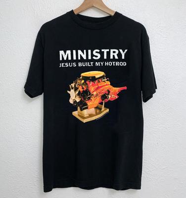 Ministry Tour Rock Band Concert Music Black All Size Shirt Unisex T-Shirt