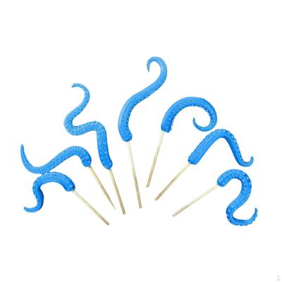 7 Pieces Octopus Tentacle Plant Stakes Garden Resin Weatherproof Indoor Outdoor