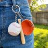 Personalized Baseball Glove Keychain Multiple Color Baseball Pendant Bag Hanging  DIY Decoration