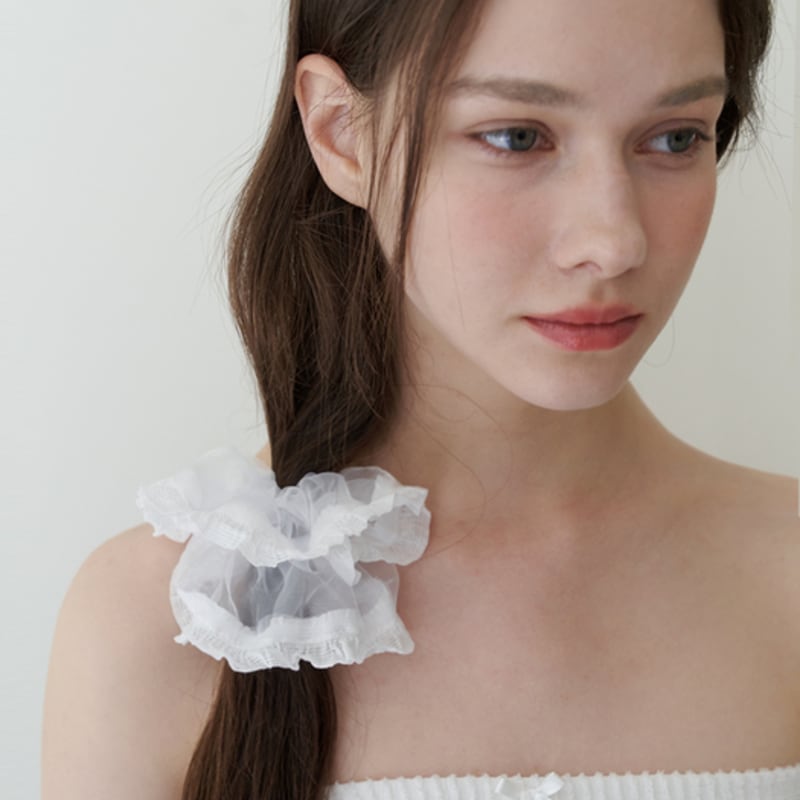 

KINDABABY органза пети кружево резинка - белый white