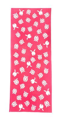 [yYAGISEI] Yagisei Chū-dyed Tenugui (Tenugui) Rabbit Pink Cute Animal Print Made In Japan