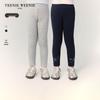 Teenie Weenie Girls' Star Velvet Lined Leggings