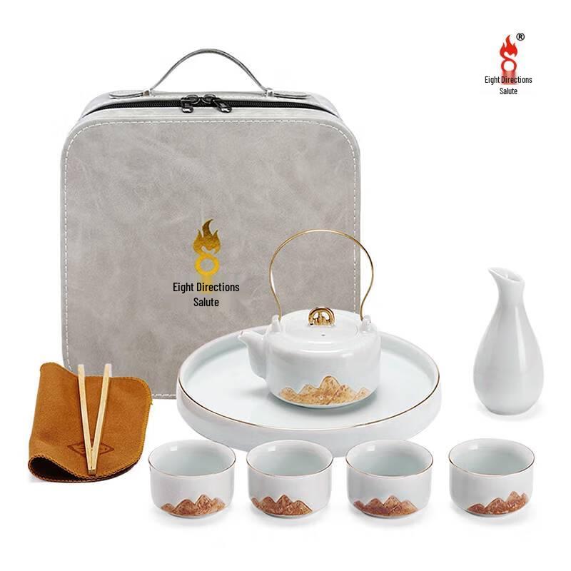 

Bafang Li Jiangshan Qingbai Ceramic Beam Handle Tea Set